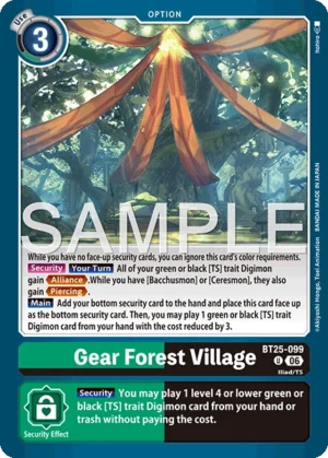 DCG - BT25-099 Gear Forest Village U