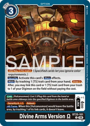 DCG - BT25-101 Divine Arms Version Ω C
