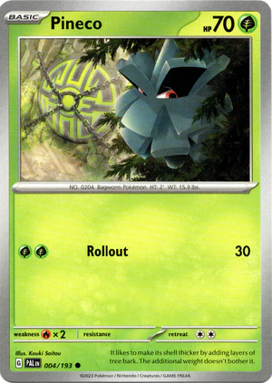 Pokemon TCG - Scarlet & Violet: Paldea Evolved - 004/193 Common - Pineco