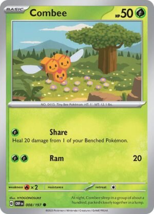 Pokemon TCG - Scarlet & Violet: Obsidian Flames - 008/197 Common - Combee