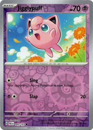 Pokemon TCG - Scarlet & Violet: Paldea Evolved - 083/193 Common Reverse Holo - Jigglypuff