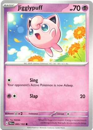 Pokemon TCG - Scarlet & Violet: Paldea Evolved - 083/193 Common - Jigglypuff