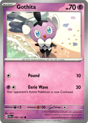 Pokemon TCG - Scarlet & Violet: Paldea Evolved - 090/193 Common - Gothita