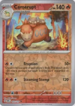 Pokemon TCG - Scarlet & Violet: Obsidian Flames - 032/197 Uncommon Reverse Holo - Camerupt