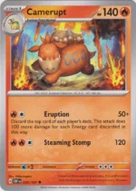 Pokemon TCG - Scarlet & Violet: Obsidian Flames - 032/197 Uncommon - Camerupt