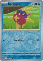 Pokemon TCG - Scarlet & Violet: Obsidian Flames - 046/197 Common Reverse Holo - Carvanha