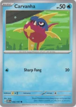 Pokemon TCG - Scarlet & Violet: Obsidian Flames - 046/197 Common - Carvanha