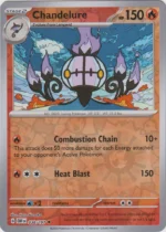 Pokemon TCG - Scarlet & Violet: Obsidian Flames - 038/197 Uncommon Reverse Holo - Chandelure