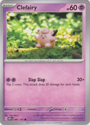 Pokemon TCG - Scarlet & Violet: Obsidian Flames - 081/197 Common - Clefairy