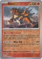 Pokemon TCG - Scarlet & Violet: Obsidian Flames - 030/197 Rare Reverse Holo - Entei