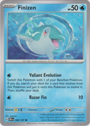 Pokemon TCG - Scarlet & Violet: Obsidian Flames - 060/197 Common - Finizen