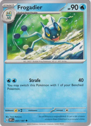 Pokemon TCG - Scarlet & Violet: Obsidian Flames - 057/197 Uncommon - Frogadier