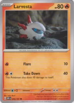 Pokemon TCG - Scarlet & Violet: Obsidian Flames - 040/197 Common - Larvesta