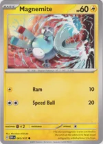 Pokemon TCG - Scarlet & Violet: Obsidian Flames - 063/197 Common  - Magnemite