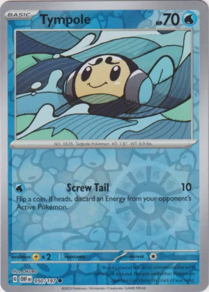 Pokemon TCG - Scarlet & Violet: Obsidian Flames - 050/197 Common Reverse Holo - Tympole