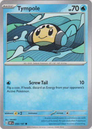 Pokemon TCG - Scarlet & Violet: Obsidian Flames - 050/197 Common - Tympole