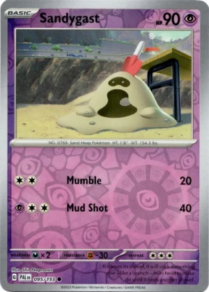 Pokemon TCG - Scarlet & Violet: Paldea Evolved - 095/193 Common Reverse Holo - Sandygust