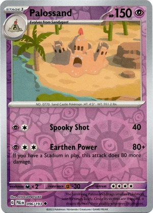 Pokemon TCG - Scarlet & Violet: Paldea Evolved - 096/193 Uncommon Reverse Holo - Pallosand