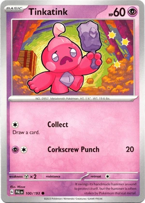 Pokemon TCG - Scarlet & Violet: Paldea Evolved - 100/193 Common - Tinkatink