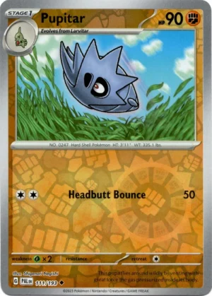 Pokemon TCG - Scarlet & Violet: Paldea Evolved - 111/193 Uncommon Reverse Holo - Pupitar