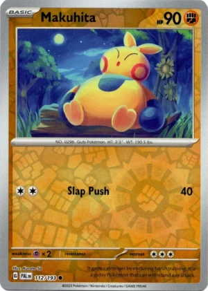 Pokemon TCG - Scarlet & Violet: Paldea Evolved - 112/193 Common Reverse Holo - Makuhita