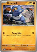 Pokemon TCG - Scarlet & Violet: Paldea Evolved - 114/193 Common - Croagunk