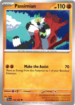 Pokemon TCG - Scarlet & Violet: Paldea Evolved - 118/193 Uncommon - Passimian