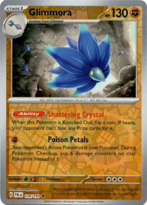 Pokemon TCG - Scarlet & Violet: Paldea Evolved - 126/193 Rare Reverse Holo - Glimmora