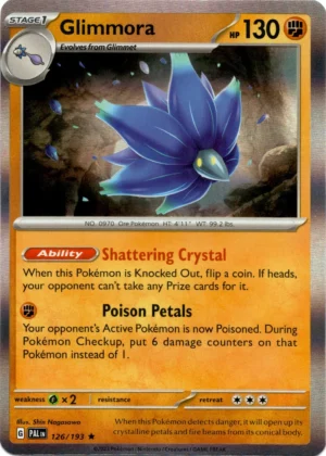 Pokemon TCG - Scarlet & Violet: Paldea Evolved - 126/193 Holo Rare - Glimmora