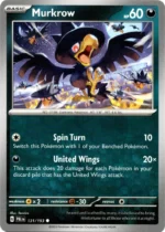 Pokemon TCG - Scarlet & Violet: Paldea Evolved - 131/193 Common - Murkrow