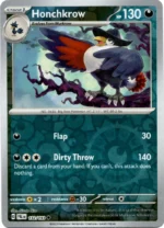 Pokemon TCG - Scarlet & Violet: Paldea Evolved - 132/193 Uncommon Reverse Holo - Honchkrow
