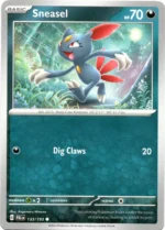 Pokemon TCG - Scarlet & Violet: Paldea Evolved - 133/193 Common - Sneasel