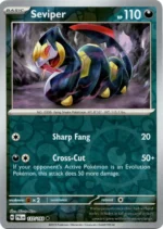 Pokemon TCG - Scarlet & Violet: Paldea Evolved - 137/193 Uncommon Reverse Holo - Seviper