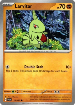 Pokemon TCG - Scarlet & Violet: Paldea Evolved - 110/193 Common - Larvitar