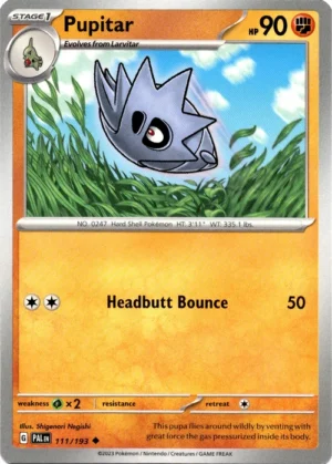 Pokemon TCG - Scarlet & Violet: Paldea Evolved - 111/193 Uncommon - Pupitar
