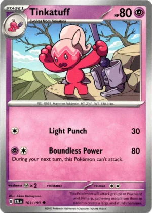 Pokemon TCG - Scarlet & Violet: Paldea Evolved - 103/193 Uncommon - Tinkatuff