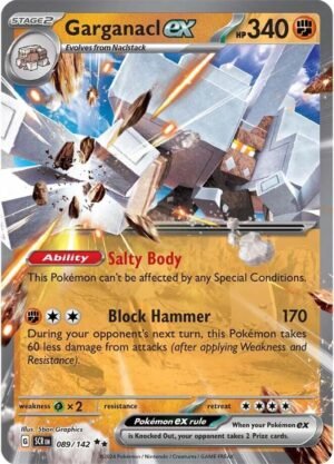 Pokemon TCG - Scarlet & Violet: Stellar Crown - 089/142 Double Rare - Garganacl ex