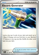 Pokemon TCG - Scarlet & Violet - 170/198 Uncommon - Electric Generator