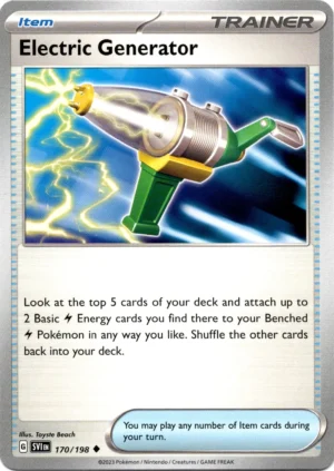 Pokemon TCG - Scarlet & Violet - 170/198 Uncommon - Electric Generator